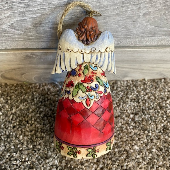 Jim Shore Angel Ornament Winter On The Wing Heartwood Creek 2010 Enesco - Picture 5 of 6
